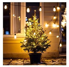 Brilagi - kültéri karácsonyi LED girland 10xLED/3xAA 3,2m IP44 meleg fehér