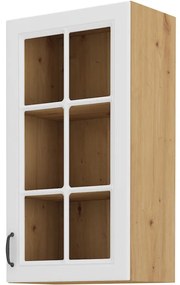Felső konyhaszekrény Sheila WH 40 GS 90 1F (artisan tölgy + fehér). 1032471
