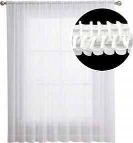 Fátyol Függöny Sárkány szalagos fehér fátyol függöny 500x250 cm