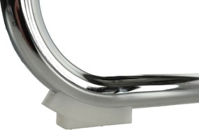 Tárgyalószék, fekete/ezüst, ESIN