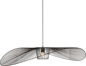 KAJA KP-21_CZARNY CZARNY Modern Függesztett Lámpa Fekete E27 IP20
