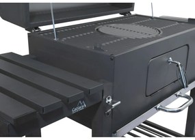 Royal Grande XXL fekete faszenes grillsütő - Cattara