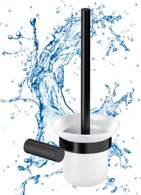 Elegáns fekete fali Wc kefe Modern design