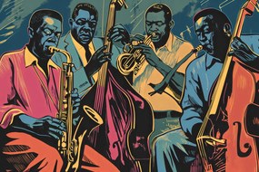 Poszter 45x30cm Jazzmanek Gázában