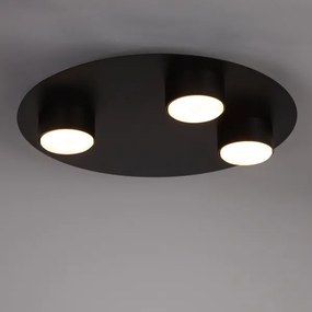 Mennyezeti lámpa STAR 3xGX53/12W/230V fekete