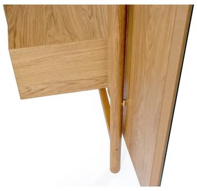 Tripod tölgyfa előszoba bútor tükörrel - Woodman