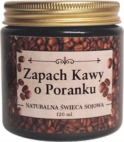 Természetes szójagyertya – Reggeli kávé illata120 ml kézzel készített