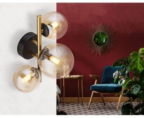 Globo 56135-3W - LED Felületre szerelhető csillár RIHA 3xG9/3,5W/230V réz