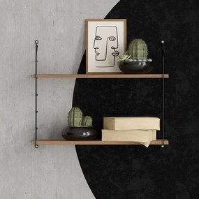 Armoni fali polc, dió, 72 cm – TR775DCM1668