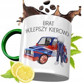 Zöld Bögre Testvérnek Ajándékba, fényképes nyomattal