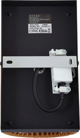 Japandi fali lámpa narancssárga, fekete és kötél IP44 - Jayla