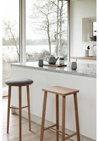 Natúr színű tölgyfa bárszék (ülésmagasság 72 cm) Folk – Hübsch