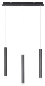 Leuchten Direkt 15203-18 - LED Csillár zsinóron 3xLED/4,8W/230V fekete