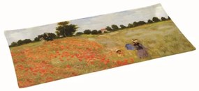 Üvegtál díszdobozban Monet Pipacsmező