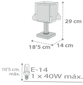 Dalber D-63531 - Gyerek lámpa TRAIN 1xE14/40W/230V