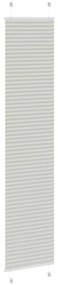 pliszírozott redőny világosszürke 45x200 cm szövetszélesség
