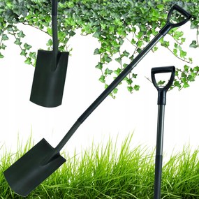 Fiskars Kerti Ásó Egyenes Robusztus Fekete Ergonómikus Lapát Éles