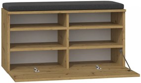 Shannan Riva cipősszekrény, 85x46x35 cm, tölgy