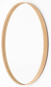 Glance fali tükör tölgyfa keretben, ⌀ 66 cm - Wireworks