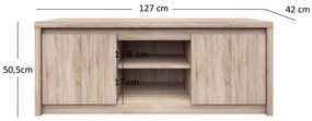 TV asztal Noella (szonoma tölgy). 1053120