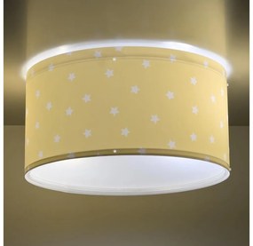 Dalber 82216A - Gyermek mennyezeti lámpa STAR LIGHT 2xE27/60W/230V sárga