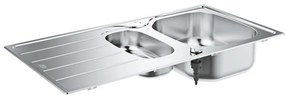 GROHE 31564SD1 - K200 konyhai mosogató 965 × 500 mm rozsdamentes acél