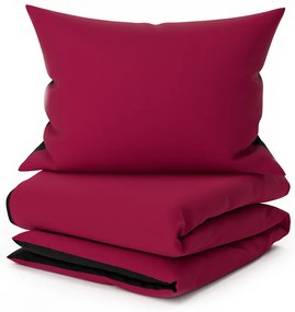 MONOCHROMATIC bordó pamut ágyneműhuzat Ágyneműhuzat mérete: 70 x 90 cm | 140 x 200 cm