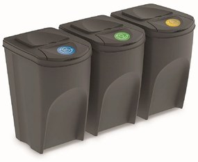 PROSPERPLAST SORTIBOX hulladékgyűjtőkészlet, 3x35l
