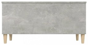 betonszürke szerelt fa dohányzóasztal 90x44,5x45 cm