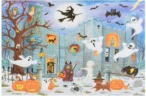 Fali kép Elátkozott kastély 9 LED 60 x 40 cm