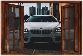 Poszterek 90x60 Fehér sport Bmw