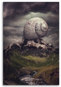 Gario Vászonkép Csiga a csúcson - Patryk Andrzejewski Méret: 60 x 90 cm