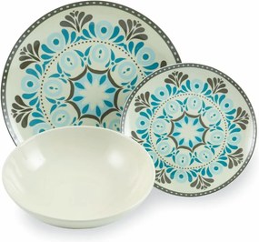 Cala Jondal Mar 18 db-os agyagkerámia és porcelán étkészlet - Villa d'Este