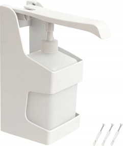 Könyökfertőtlenítő folyadék adagoló falra szerelhető szappanhoz fehér 1L HIGI24