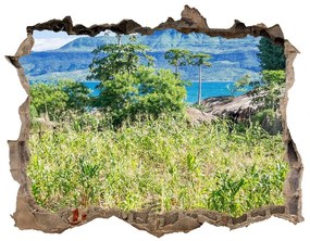 3d lyuk fal dekoráció Malawi-tó nd-k-91343567