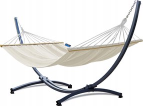 Függőágy acél vázzal Grande kerti függőágy keresztlécekkel Potenza