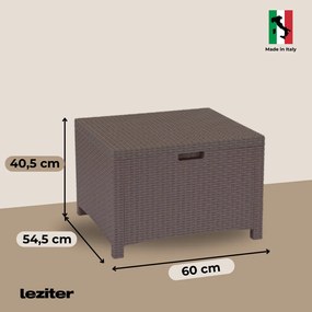 Venus 5 személyes kerti bútor garnitúra barna