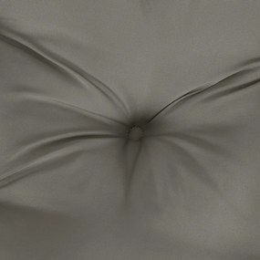2 db melange sötétszürke szövet kerti padpárna 120x50x7 cm