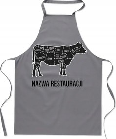 Személyre szabott konyhai kötény Steak Burger Étteremhez Az Ön neve