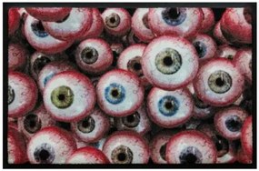 Ünnepi prémium lábtörlő - szemgolyók (Válassz méretet: 60*40 cm)