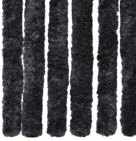 antracitszürke zsenília rovarfüggöny 56 x 200 cm