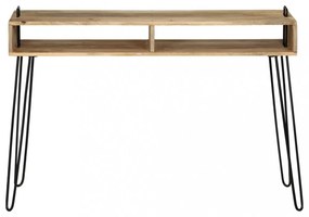 tömör mangófa konzolasztal 115 x 35 x 76 cm