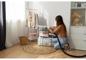 Vákuumos-megerősített textil ruhatároló doboz 65x50x26,5 cm Life – Compactor