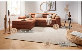 Supersoft bézs szőnyeg, 160 x 230 cm - Mint Rugs