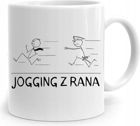 Rendőr Bögre Rendőrnő Kocogás Reggel Nyomtatott Fotóval