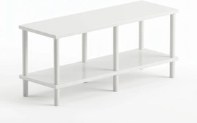 TV asztal SOLE 90 cm, fehér