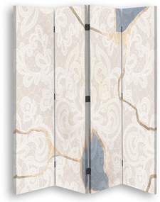 Gario Paraván Finom bézs minta Méret: 145 x 170 cm, Kivitelezés: Klasszikus paraván