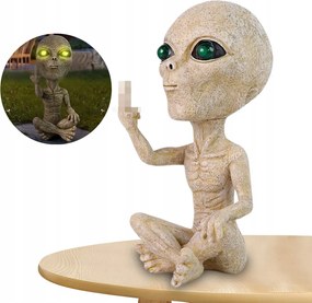 Napelemes Szobor Idegen Kerti Világítás Vicces Kültéri Dekoráció