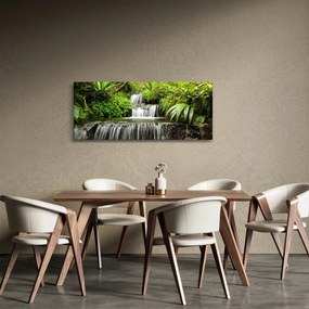 Kép - vízesés az esőerdőben (120x50 cm)