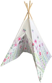 G21 játék - Teepee sátor Tavaszi rét, rózsaszín virágok